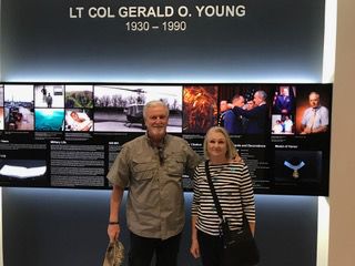 Lew and Jackie Tippett at Young facility